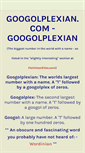 Mobile Screenshot of googolplexian.com